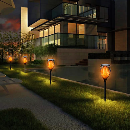 Skorter | Solar-Tiki-Torches | Solar-Torch Light with Flickering Flame