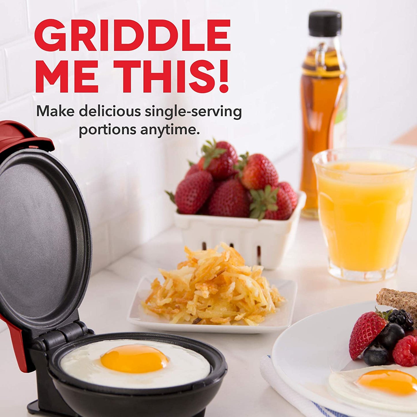 Skørter | Dash Mini Electric Round Frying Pan With Recipe Book Included