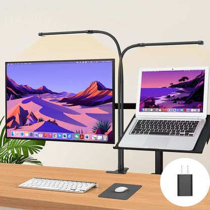 Skorter | 77 LED Desk Clamp Lamp with 70cm Flexible Gooseneck – Ravien