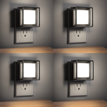 Skorter | Doresshop LED Night Light, 4 Pack Dusk Till Dawn Sensor, Daylight White For Home And Kids