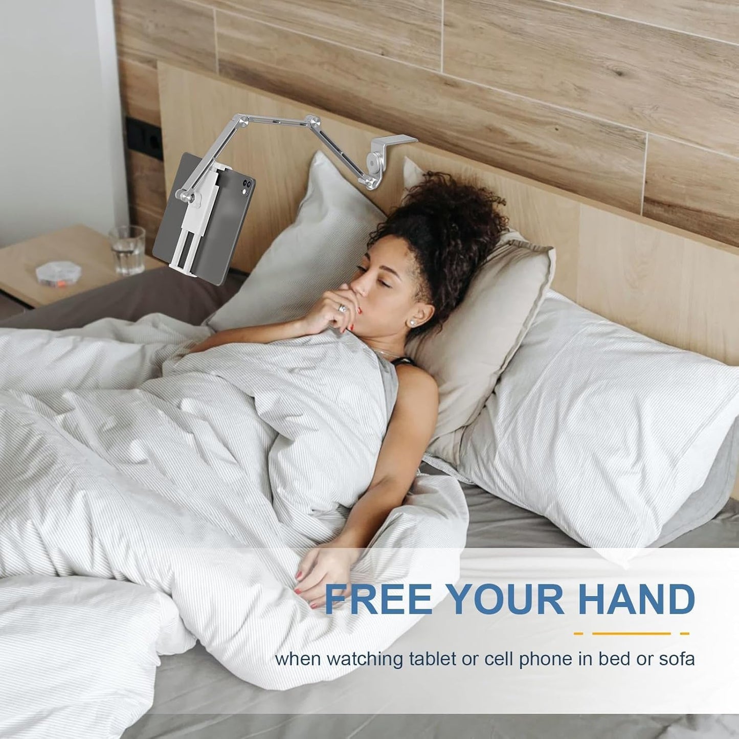 Skorter | Adjustable Aluminum Tablet Desk Stand with 360° Rotation – Movaro