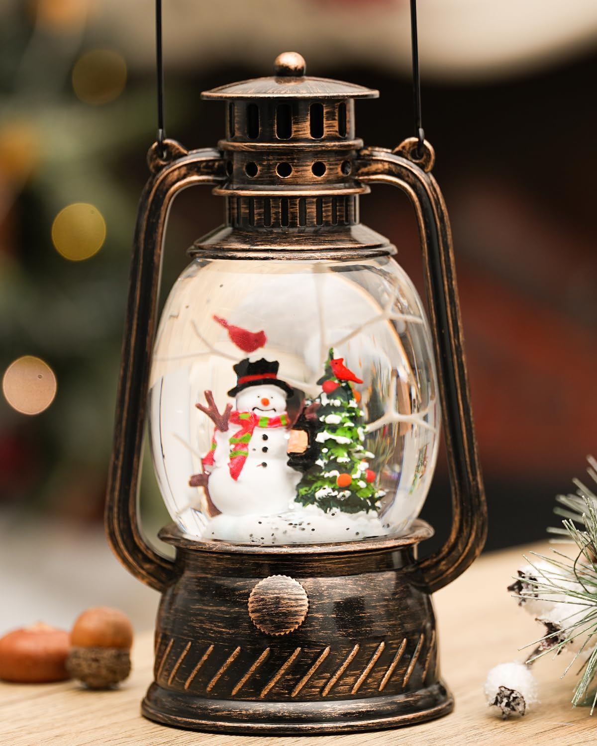 Skorter | Autumn Gloss Decorative Lamp with Pumpkins – Warm LED Light and 6-Hour Timer