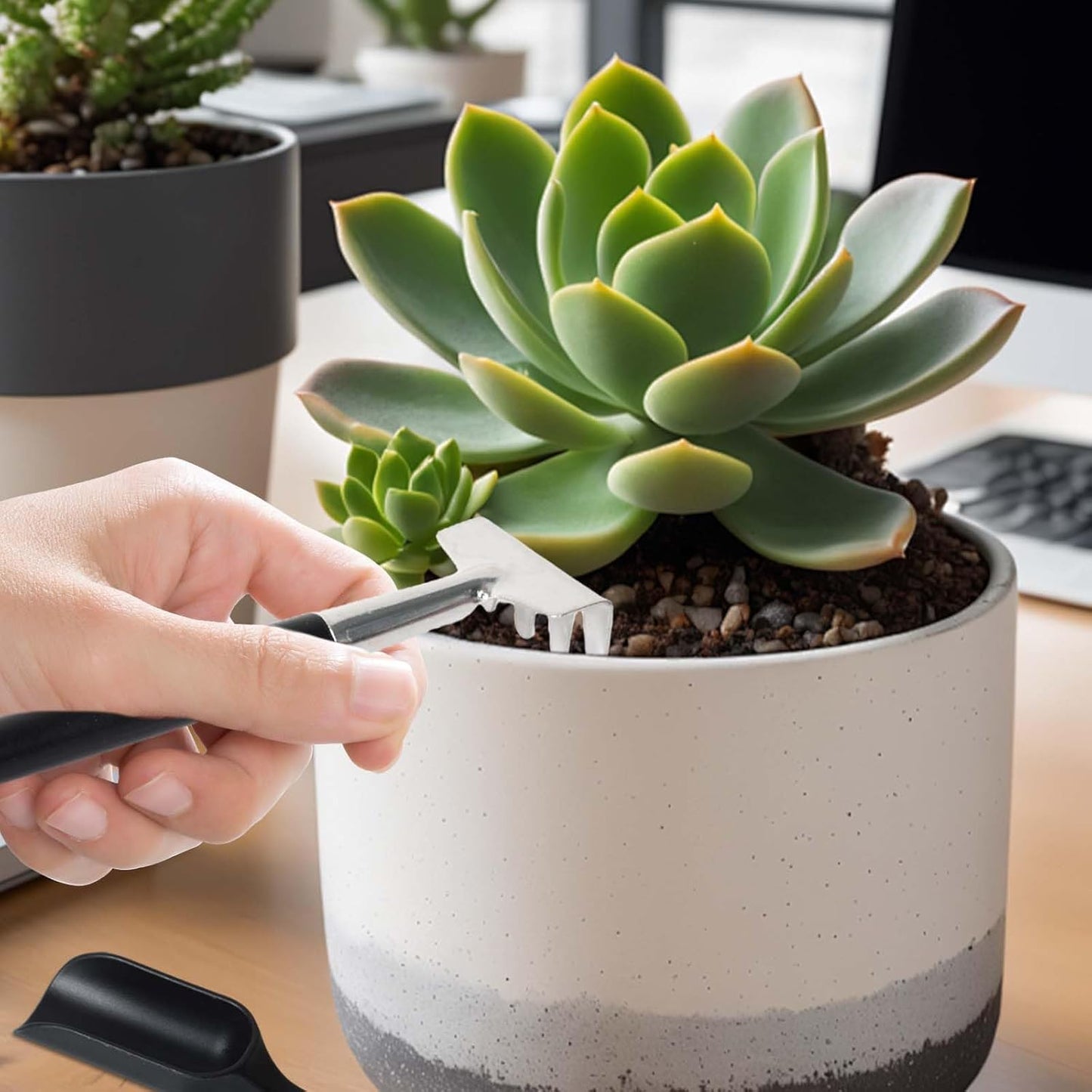 Skorter | 12-in-1 Succulent Tools Set with Storage Bag for Indoor Gardening