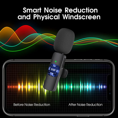 Skorter | 2-Pack wireless microphone for iPhone iPad