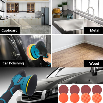 Skorter | Cordless Car Polisher with Dual Batteries and 8-Speed Control – Torvex