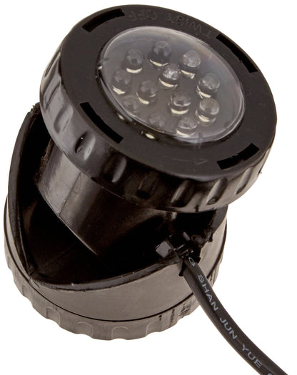 Skorter | Jebao Pl1Led-3 Underwater Pond Led Light with Colored Lenses - Black, Waterproof Outdoor Lighting
