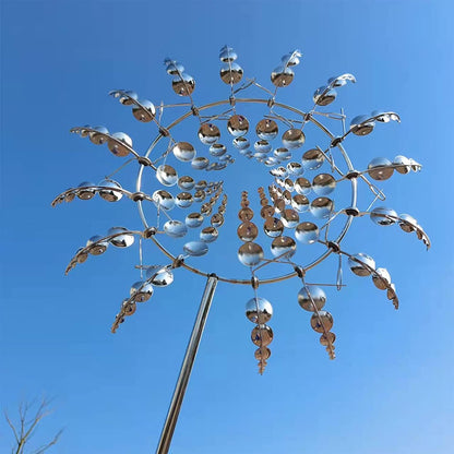 Skorter | Anti-Rust Kinetic Metal Wind Spinner Windmill for Outdoor Garden Decor & Landscaping