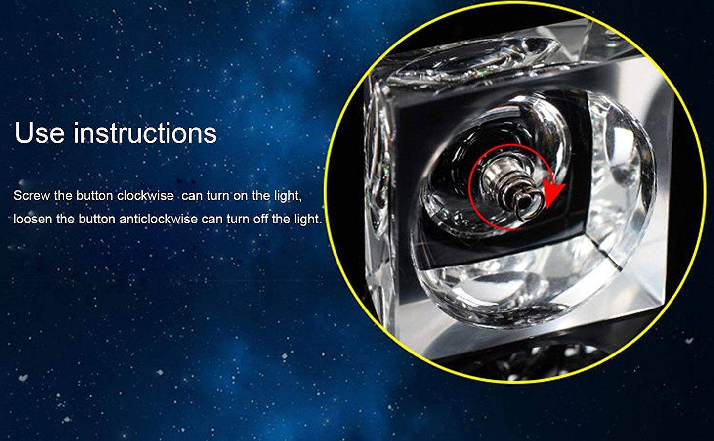 Skorter | Ftytek 3D Crystal Ball With Solar System & Led Base, 80Mm - Perfect Gift For Kids & Teachers