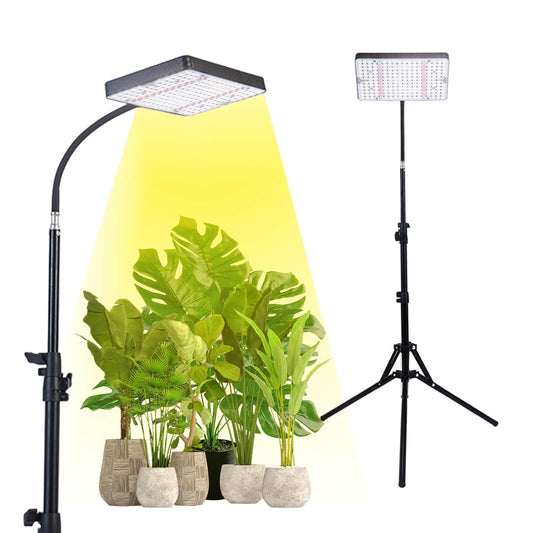 Skorter | Grocruiser Tall Bonsai Tree Grow Light With Stand, 25 Watt Standing Plant Growing Lamps For Large Houseplants, Adjustable 12"-48" Tripod Stand Grow Light, Daisy Chain Function, On/Off Switch
