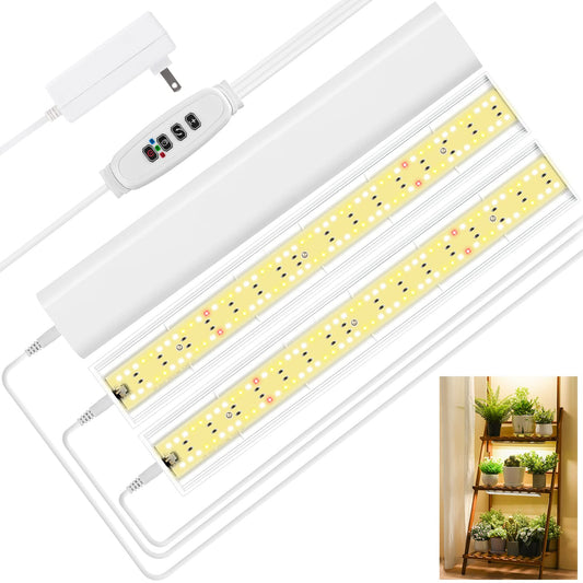 Skorter | Foxgarden® Grow Light, Full Spectrum Plant Lighting Bar for Indoor Plants, 288 LED Illuminating Grow Lamp With Automatic On/Off Timer 4/8/12H, 3 Switch Modes, 10 Dimmable Brightness, 3 Packs