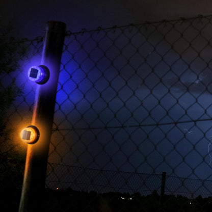 Skorter | Solar-Powered Amber & Blue Magnetic Strobe Lights Set – Liora