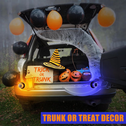 Skorter | Solar-Powered Amber & Blue Magnetic Strobe Lights Set – Liora