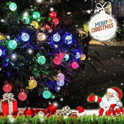 Skorter | Solar-powered Crystal Ball String Lights