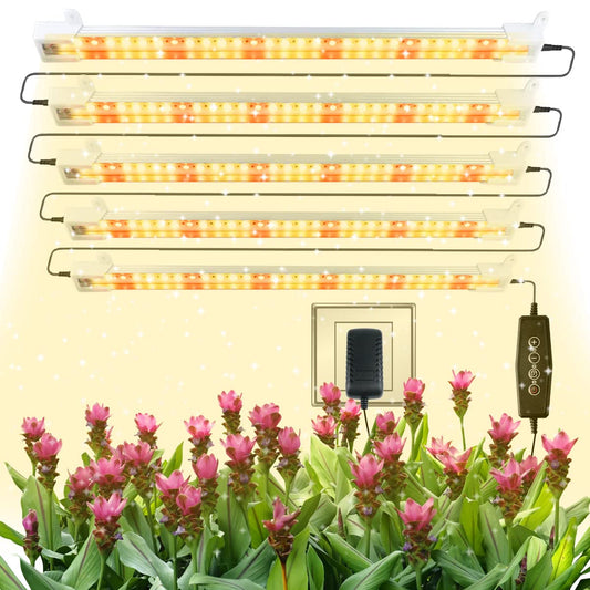 Skorter | Growth Light Strips, Led 150 Bulb 3500K Dimmable Full Spectrum Plant Growth Lamp Bars For Indoor Plants Hydroponic Vegetable Succulent Seedling, Daisy-Chain Design