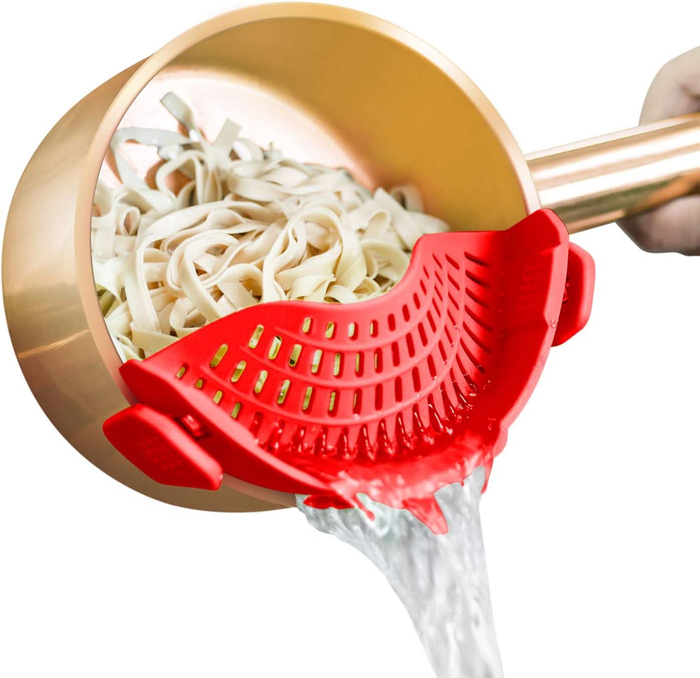 Skorter | ClipOn - Silicone sieve for pots and pans