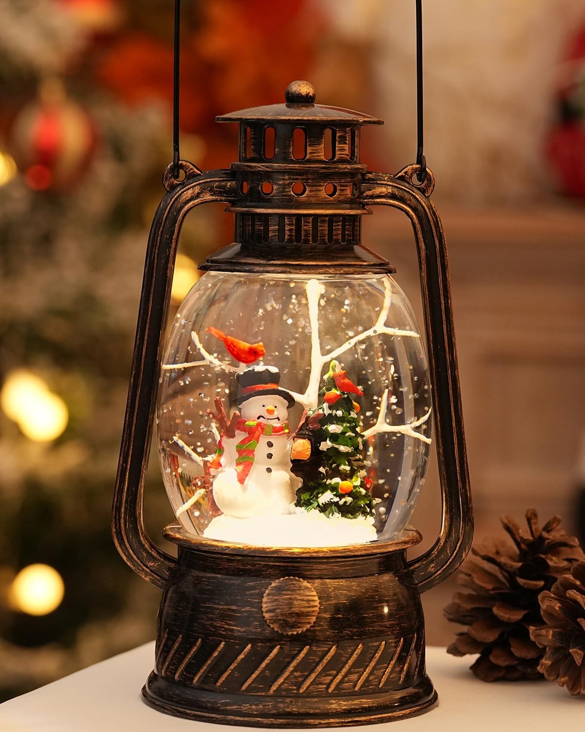 Skorter | Autumn Gloss Decorative Lamp with Pumpkins – Warm LED Light and 6-Hour Timer