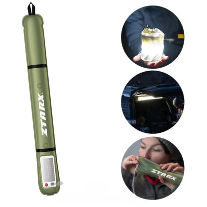 Skorter | Inflatable Solar LED Tube Light - LumiGlow Pro