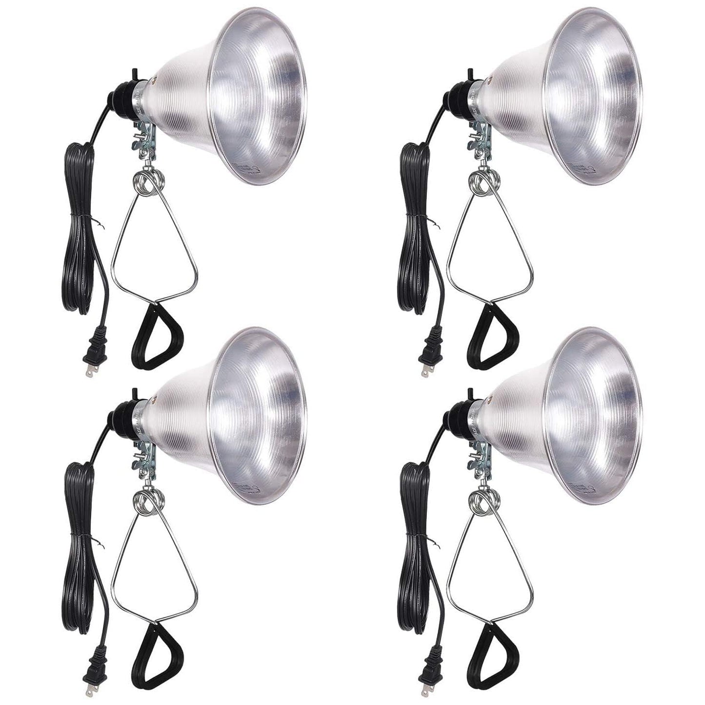 Skorter | Simple Deluxe Clip Lamp Light Source With 5.5 Inch Aluminum Reflector, Suitable For Max 60 Watt Lamp (No Bulb Included) With 18/2-G