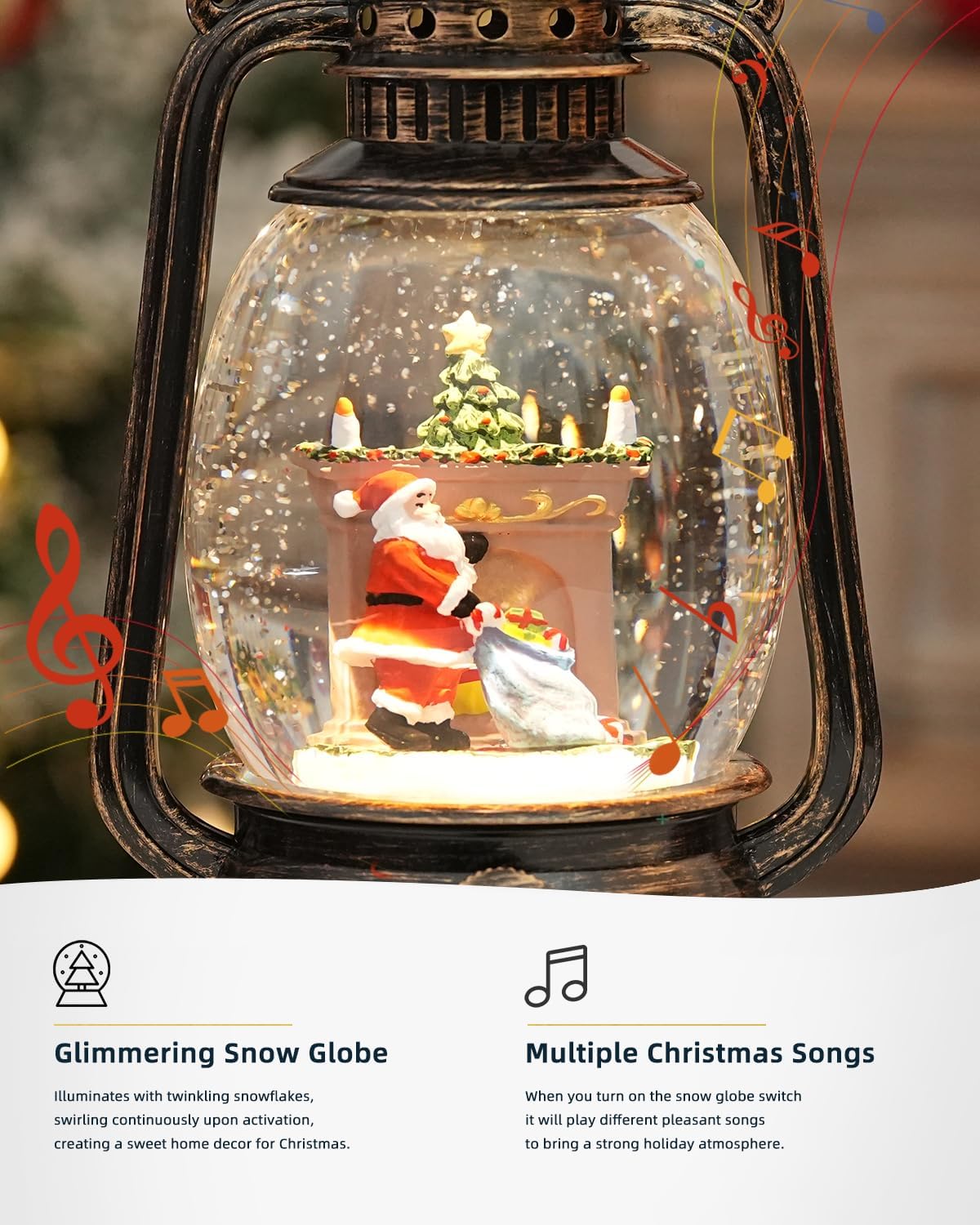Skorter | Autumn Gloss Decorative Lamp with Pumpkins – Warm LED Light and 6-Hour Timer