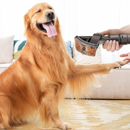 Skorter | DogCatFri VacuumBrush – Pet Grooming Vacuum Brush Attachment for Easy Hair Removal