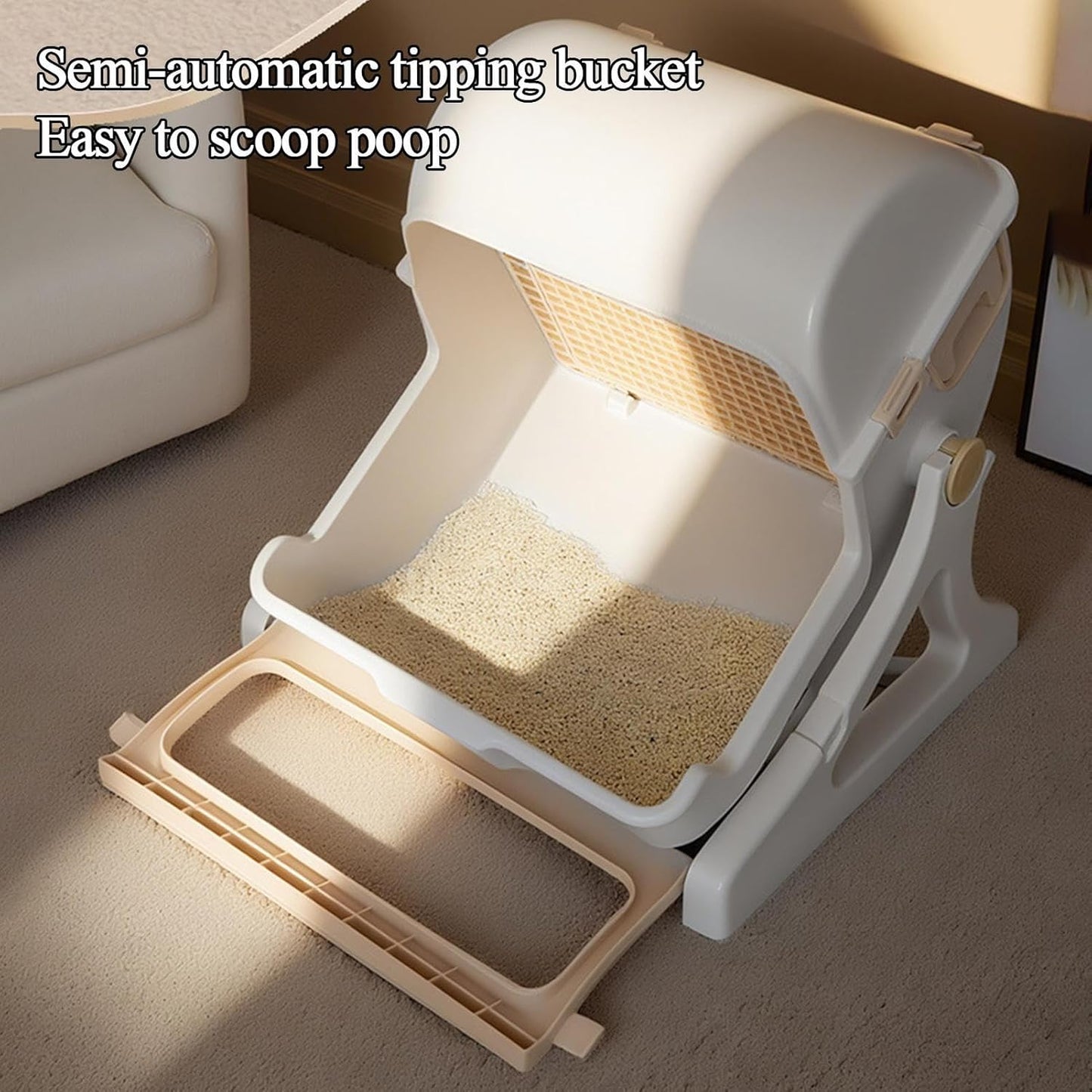 Skorter | Automatic Odourless Litter Box with Open-Top Design – Felvora