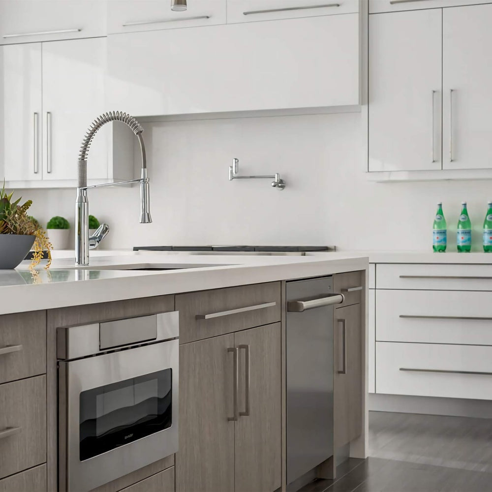 Skorter | Kitchen cabinet pulls brushed nickel stainless steel cabinet handles