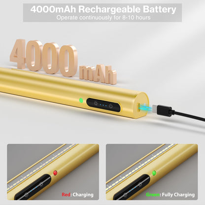 Skorter | Olafus Battery-Powered Picture Lighting with Remote Control, 3 Color Temperatures, Wireless Black Lamp