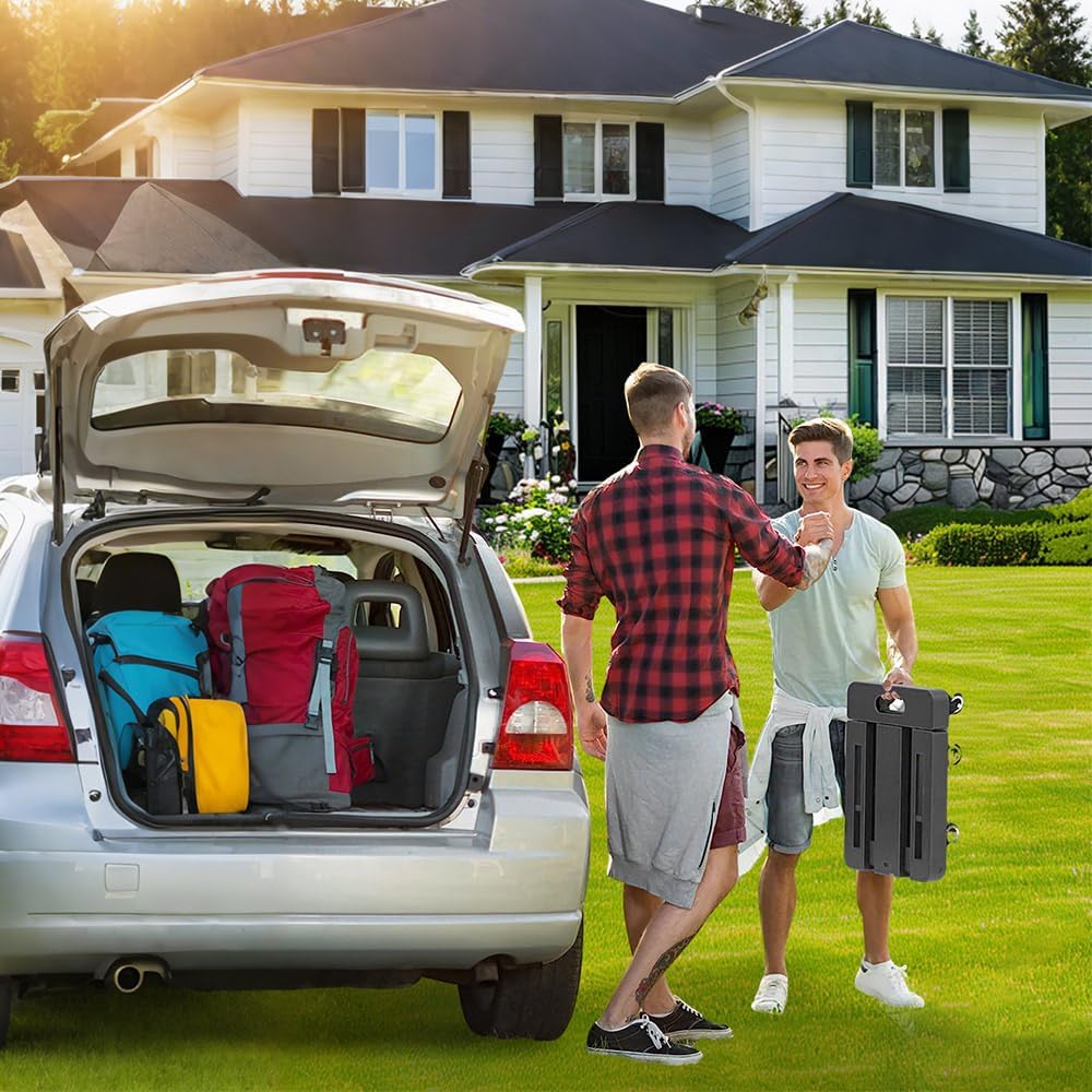 Skorter | 6-Wheel Folding Hand Truck with 227 kg Capacity & Telescopic Handle – LoadMaster