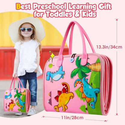 Skorter | Discover Felt Montessori Press Board – Educational Activity Book for Toddlers (2–4 years)