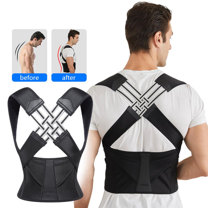 Skorter | Back Posture Corrector | Adjustable, Breathable Design for Men & Women to Improve Posture and Reduce Back Pain