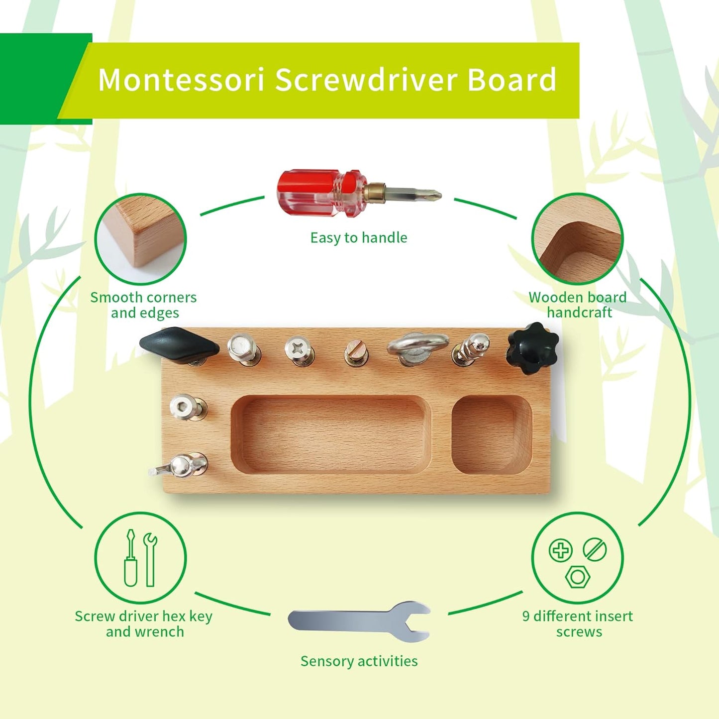 Skorter | Educational Montessori Busy Board - Creative Development For Children