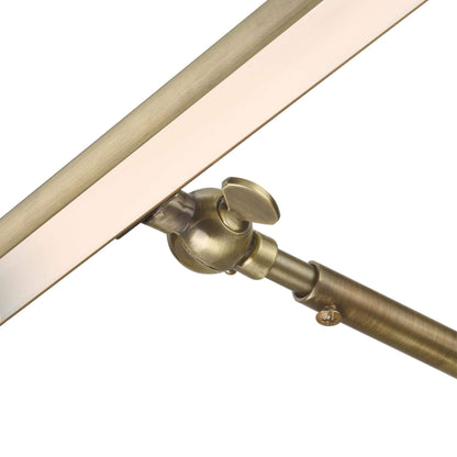 Skorter | Westinghouse 14" Adjustable LED Picture Lighting, 4W, Antique Brass, 3000K, Decorative Hinge