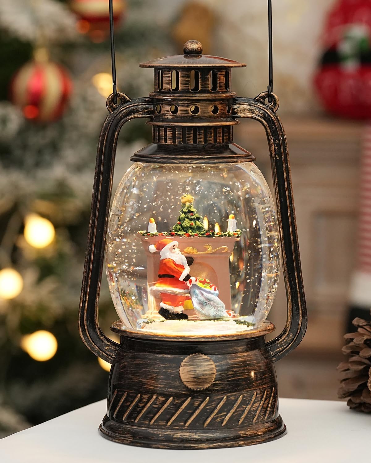 Skorter | Autumn Gloss Decorative Lamp with Pumpkins – Warm LED Light and 6-Hour Timer