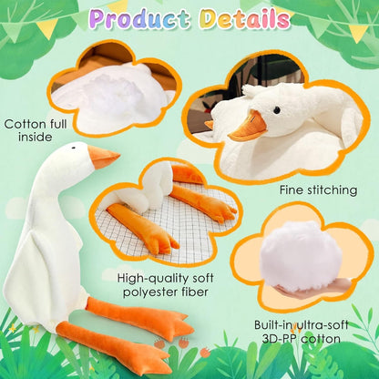 Skorter | Cuddly Giant Goose Plush – Soft Toy in Multiple Sizes