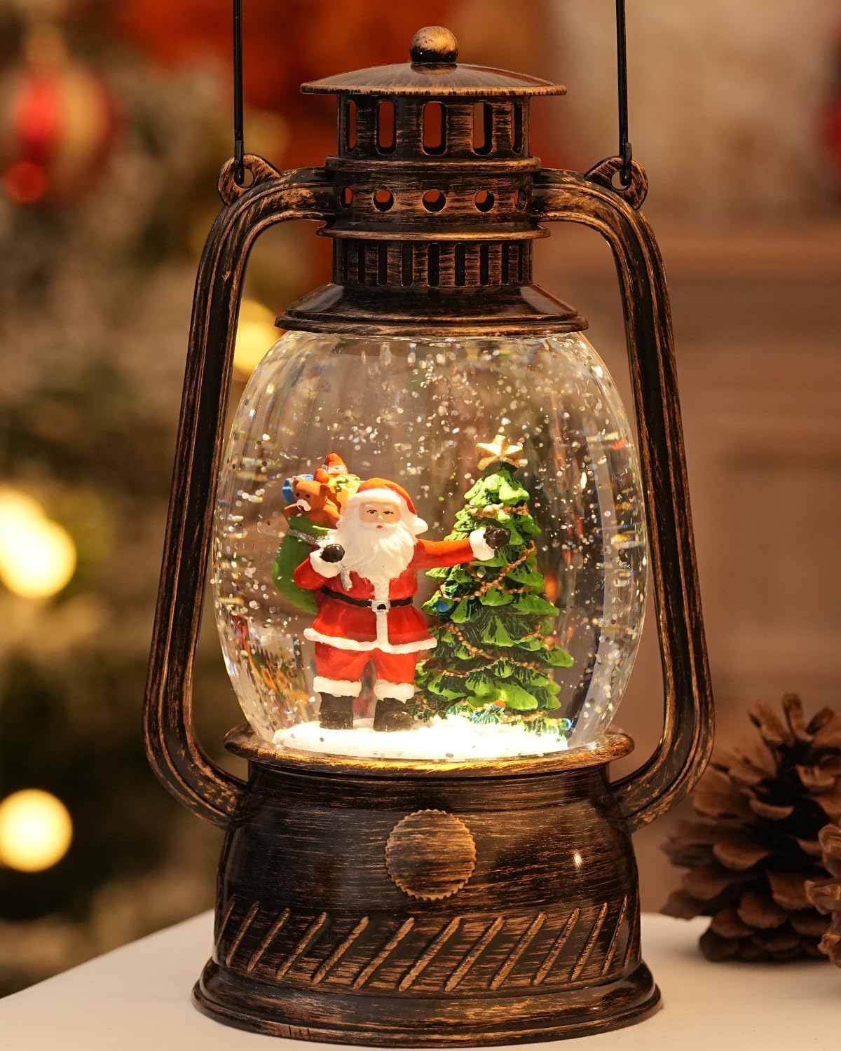 Skorter | Autumn Gloss Decorative Lamp with Pumpkins – Warm LED Light and 6-Hour Timer