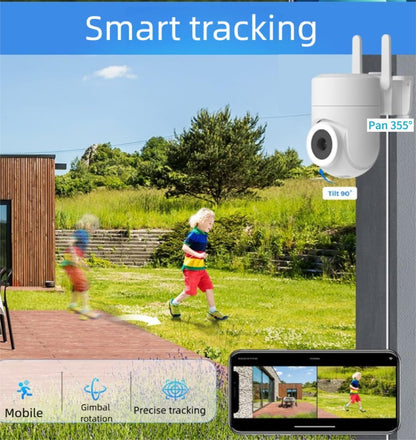 Skorter | Outdoor & Indoor Security Camera 2K 355° View with Night Vision