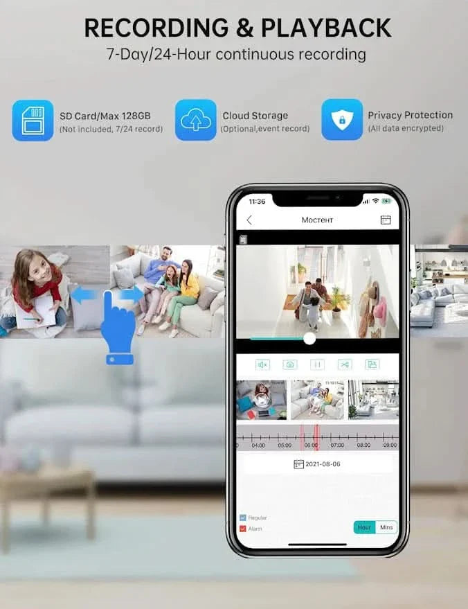 Skorter | 360° Light Bulb Security Camera with Motion Tracking