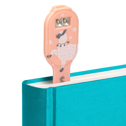 Skorter | Flexilight Led Bookmark Reading Light - Rechargeable Clip Light For Children & Adults, Lama