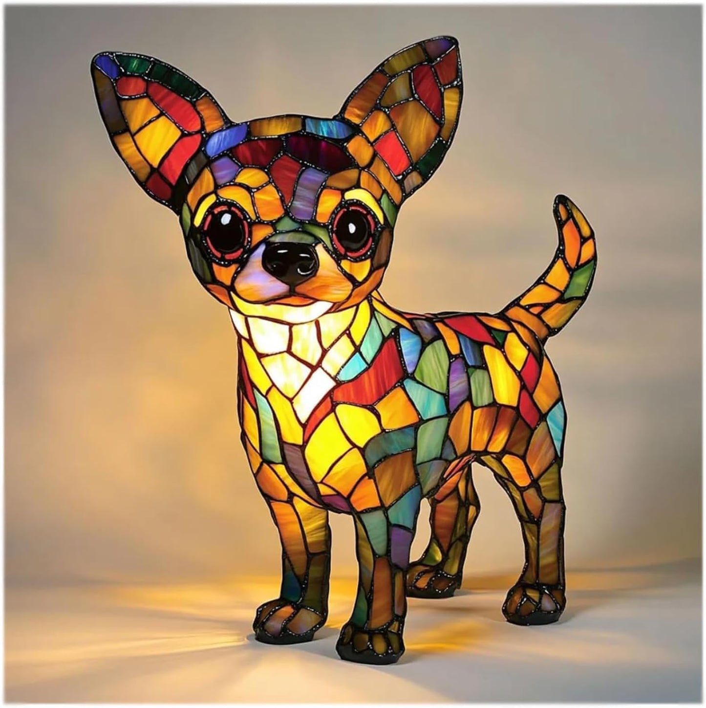 Skorter | GlowPaw Dog Tribute Lamp – Handmade Acrylic Night Light for Dog Lovers (USB Powered)