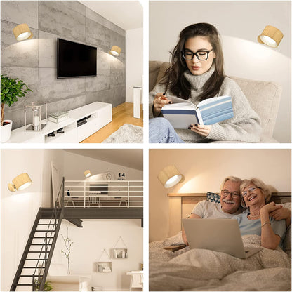Skorter | Eternity Glow – Wireless LED Wall Light with Remote Control & Timer