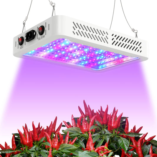 Skorter | Tatu 1000W Led Grow Light For Indoor Plants, Full Spectrum Plant Lighting Grow Lamp For Hydroponic Indoor Plants Growth And Flowering For Grow Tent (Actual Power 100W=1000W Hps)