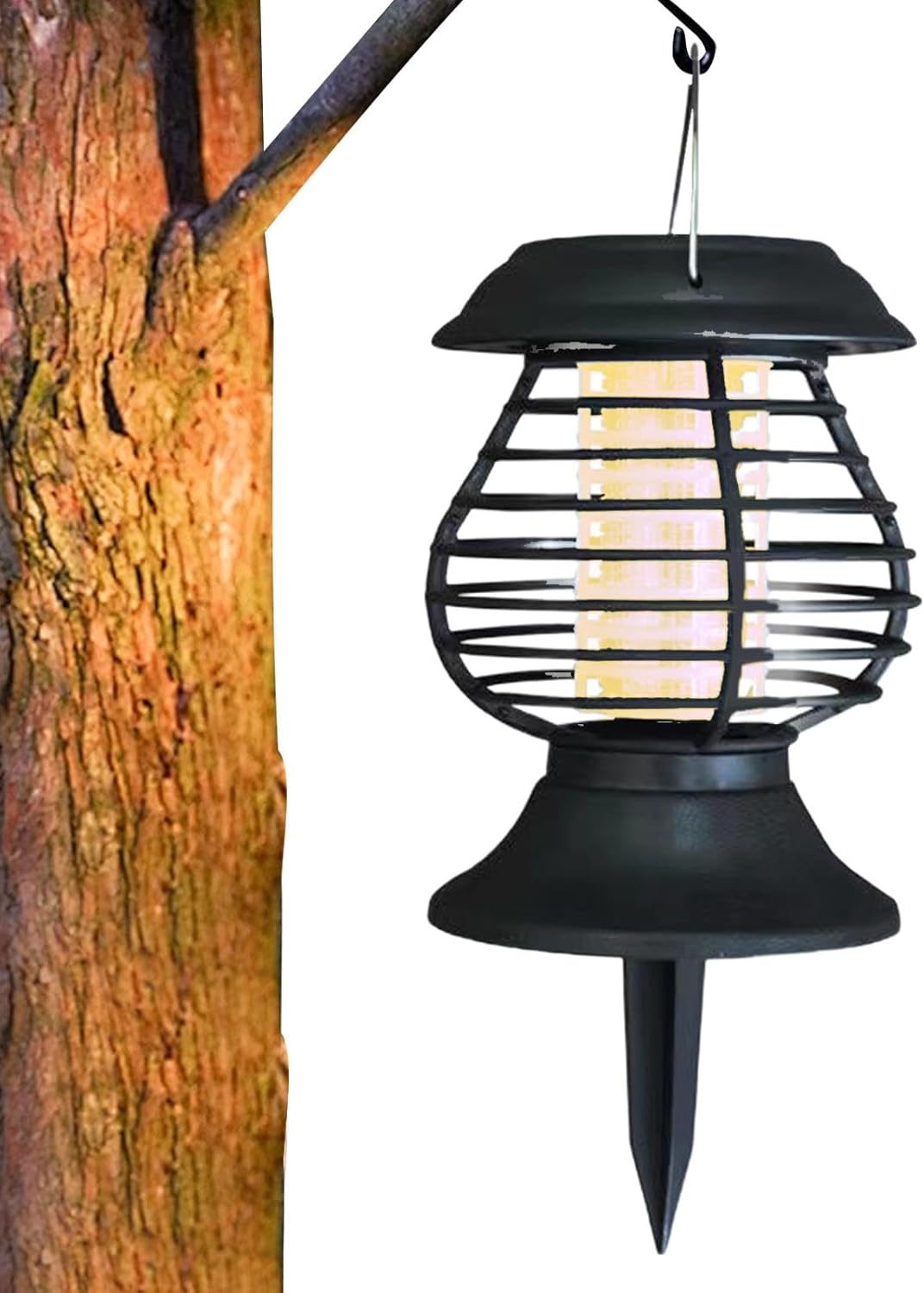 Skorter | Solar Insect Defense Lamp with LED Light – Effective Mosquito Control for the Garden