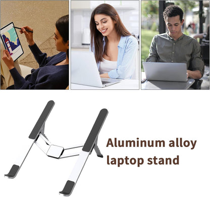 Skorter | Adjustable Laptop Stand – Foldable Cooling Notebook Mount for Office & Travel – Orvane