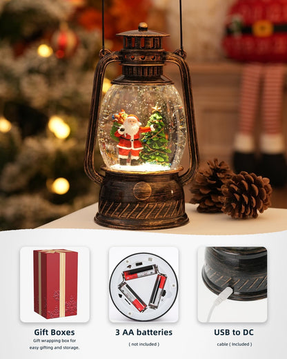 Skorter | Autumn Gloss Decorative Lamp with Pumpkins – Warm LED Light and 6-Hour Timer