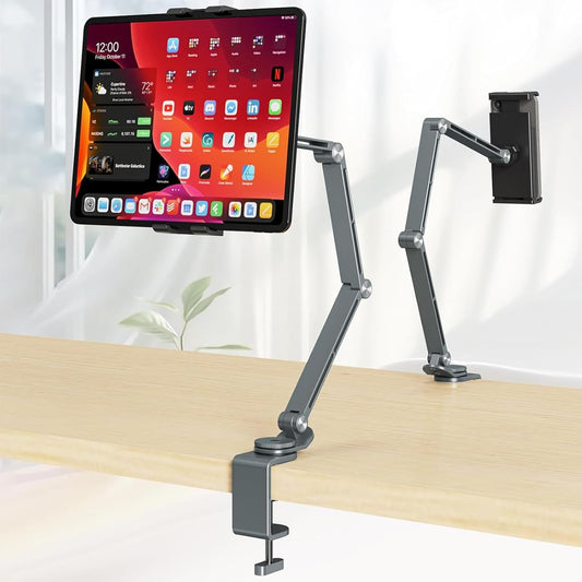 Skorter | Adjustable Aluminum Tablet Desk Stand with 360° Rotation – Movaro