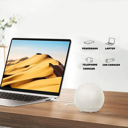 Skorter | Breastfeeding Night Light | Soft BPA-Free Silicone Touch Lamp with Eye-Friendly Stepless Dimmer