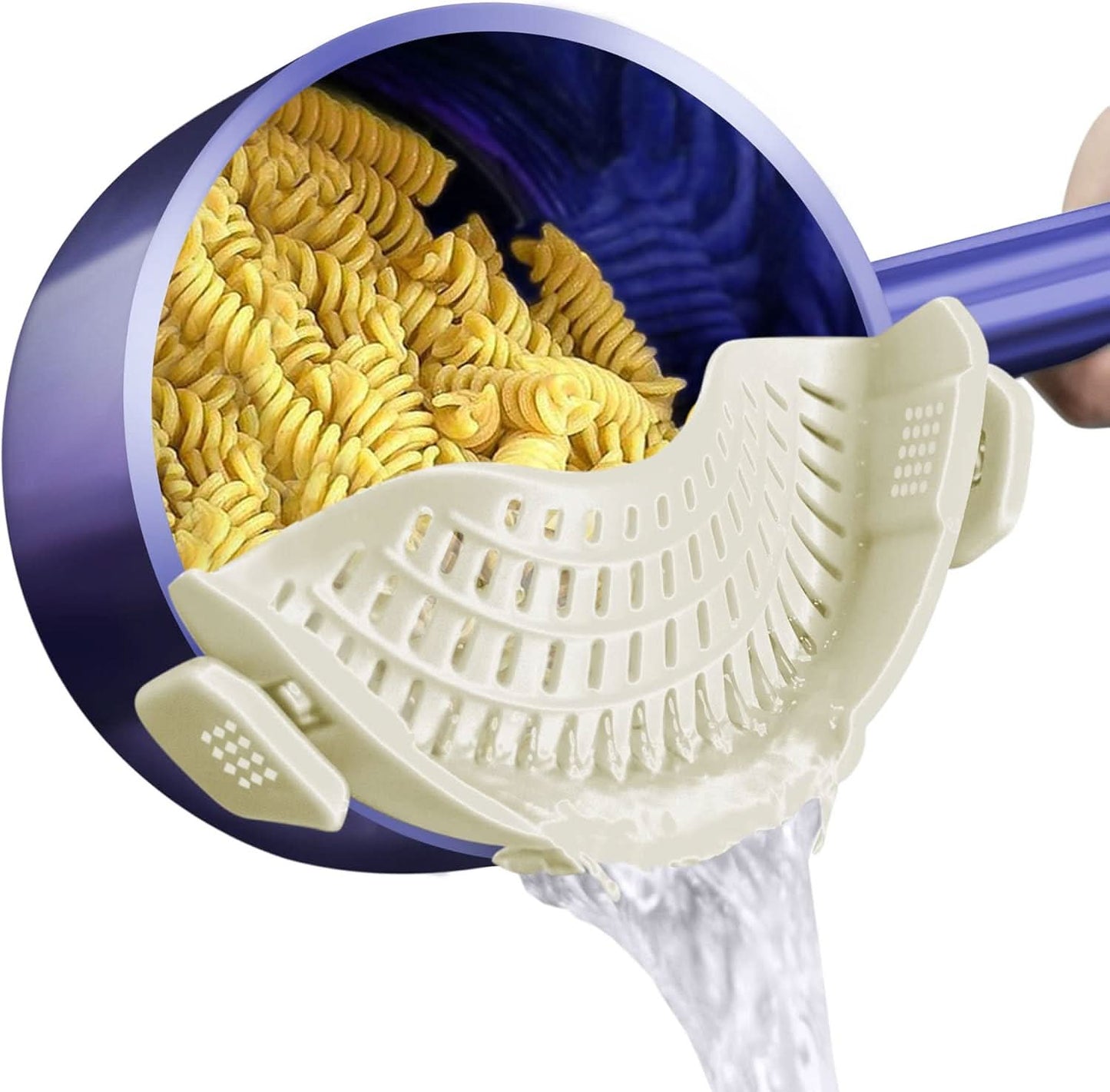 Skorter | ClipOn - Silicone sieve for pots and pans