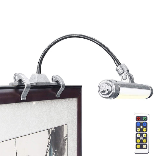 Skorter | Luxsway Wireless Picture Frame LED Lights, Rechargeable Art Display, 28 LEDs, 3 Modes, Silver