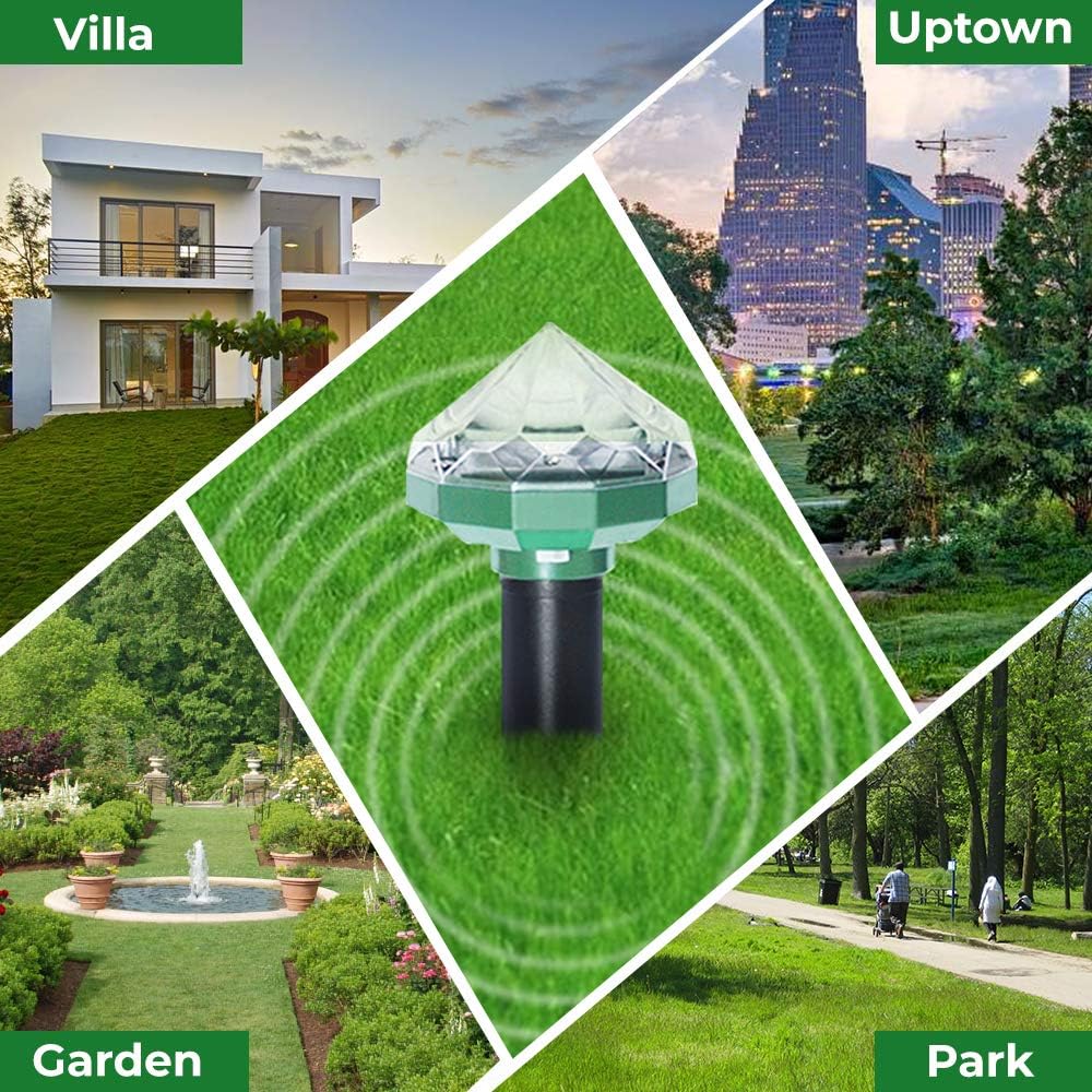 Skorter | Solar-powered animal repeller for garden and yard – Environmentally friendly protection against mice and rodents