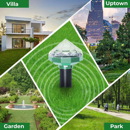 Skorter | Solar-powered animal repeller for garden and yard – Environmentally friendly protection against mice and rodents